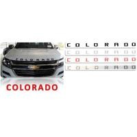 ราคา เลือกสี โลโก้ติดฝากระโปรงหน้า COLORADO ติดฝากระโปรงหน้า โลโก้ 3D นูน เชฟโรเลต โคโลราโด ตัวหนังสือ chevrolet ทุกรุ่น (16395081018)
