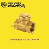 ราคา 1 1/4 SWING CHECK VALVE BRASS TABOK VALVE ขนาด 1 1/4 (43874567111)