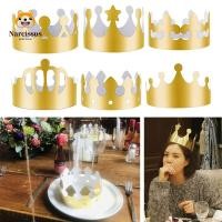 ราคา NARCISSUS 10 ชิ้นกระดาษมงกุฎหมวกเค้กตกแต่งแฟชั่นหมวกฉลองเด็ก Aldult King Crowns (47854733700)