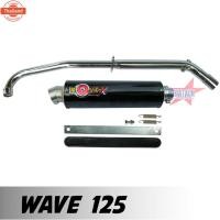 ราคา ท่อสูตร WAVE 125 ท่อสูตรเวฟ ท่อแต่ง เวฟ ท่อ โมวิค MOVIC-X ทรง ENDURANCE มี มอก. คอท่อชุโครเมี่ยมอย่างดี+ปลาย+แค้มรัดท่อพ (44112389975)
