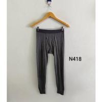 ราคา S(ช) Heattech (N418) แบรนด์ uniqlo ยูนิโคล่ กางเกงลองจอน ชาย (44215459434)