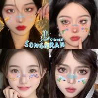 ราคา แทททูติดหน้าสงกรานต์ F030 ตกแต่งใบหน้าต้อนรับสงกรานต์ ติดทน กันน้ำได้ดี ไม่ลอกง่าย สีสันสดใส (28427982340)