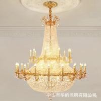 ราคา โคมไฟระย้าบันไดหรูหราสไตล์ฝรั่งเศส โคมไฟระย้าห้องโถงแบบสองชั้น สไตล์ยุโรป วิลล่า โคมไฟคริสตัลทองแดงขนาดใหญ่ JTMM (25245843285)