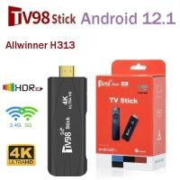 ราคา MINI TV Stick แอนดรอยด์12.1รองรับวิดีโอ4K HD dual WiFi 4G 5G 3D ALLWINNER H313 Quad Core ตั้งกล่องด้านบน1GB 8GB กล่อง IPTV coqi (26116994106)
