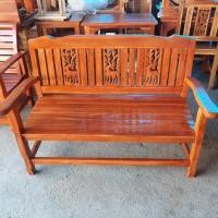 ราคา โซฟาไม้สักแท้ โซฟา 51×120สูงถึงที่นั่ง40ซม. (4738065852)