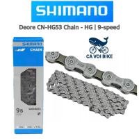 ราคา SHIMANO CN-HG53 โซ่จักรยาน 9 สปีด, โซ่จักรยานกีฬา 9 สปีด, โซ่จักรยาน SHIMANO HG53 แท้ (47051390865)