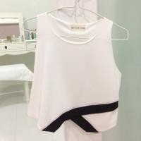 ราคา เสื้อยืด torio แขนกุดสีขาว (937483810)