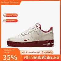 ราคา พร้อมส่ง ของแท้ 100% รองเท้า Nike Air Force1 Low'07 se【ขาว - แดง】 (25315436187)