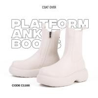 ราคา C1166 PLATFORM ANKLE BOOTS Coatover (26916502773)