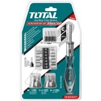 ราคา Total ไขควงด้ามฟรี 24 ตัวชุด ขนาด 190 mm รุ่น TACSD30246 รุ่น TACSD302462 (1361084719)