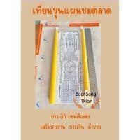 ราคา เทียนขุนแผนชมตลาด เทียนขี้ผึ้งแท้ % ปั้นมือทุกเล่ม ได้ 100 เล่ม (28541286040)