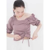 ราคา [Phisara] Dion Top (Shino burgundy) (1839808162)