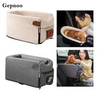 ราคา [Gepnoo] Pet Car Booster Seat Cats Carrier Carrier Cage Puppy Dog Car Seat พร้อมสายรัด (56255572037)