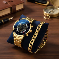 ราคา นาฬิกาข้อมือควอตซ์ผู้ชายแพ็คคู่ 2 เรือน - ทันสมัยและได้รับความนิยม (46900902841)