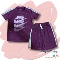 ราคา ชุดเซ็ต เสื้อกางเกง เด็กชาย สกรีนลาย nike ผ้ากีฬา 2 สี (19605964700)