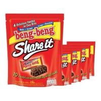 ราคา เบงเบง แชร์อิท เวเฟอร์สอดไส้ครีมเคลือบ คาราเมลช็อกโกแลตและซีเรียล 80 กรัม x 4 ห่อ (40301842378)