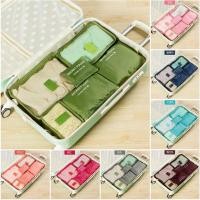 ราคา กระเป๋าจัดระเบียบ กระเป๋าเดินทาง กระเป๋าจัดระเบียบเดินทาง สำหรับเดินทาง เซ็ท 6 ชิ้น (433699819)