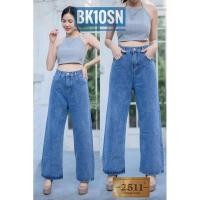 ราคา [ถูกที่สุด] Saza Shop 2511 Vintage Jeans กางเกงยีนส์ ผญ กางเกงยีนส์ เอวสูง ยีนส์ขากระบอก ผ้าไม่ยืด (5758536461)