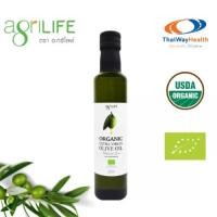 ราคา น้ำมันมะกอกสกัดเย็นออร์แกนิค Agrilife Organic Extra Virgin Olive Oil ขนาด 250 ml น้ำมันมะกอก keto (19345090092)