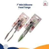 ราคา ที่คีบอาหารซิลิโคนขนาดเล็ก 7" / ที่คีบซิลิคอน / ที่คีบอาหารทอด / ที่คีบขนาดเล็ก / ที่คีบความงาม (52252211884)