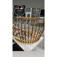 ราคา กรงนกกางเขน ซี่หวาย กรงนกเขาใหญ่ ขนาดกลาง สั่งครั้งละ 1ใบ ต่อ1ออเดอร์นะคะ (11360932999)