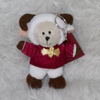 ราคา ตุ๊กตาหมีพวงกุญแจปีแกะ Starbucks 2015 sheep Zodiac mini lamb Cubs key Buckle key ring pendant (1722178628)