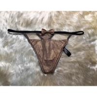 ราคา กางเกงในจีสตริงลูกไม้ ยี่ห้อ Playboy. มือ 1 ป้ายห้อย แท้% ขนาด L (1663002846)