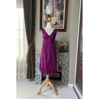 ราคา ชุดเดรสสั้น(ไซส์ M)สีม่วง#มือสอง(ADRIANNA PAPELL) (29989847162)