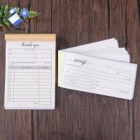 ราคา [BBNZ] หนังสือใบเสร็จ 1 เล่ม กระดาษไร้คาร์บอน ขอบคุณ หนังสือใบเสร็จ - สั่งขายหนังสือใบแจ้งหนี้ธุรกิจขนาดเล็ก - (สีขาวละ 50 / เหลือง) ไทย (54355219288)