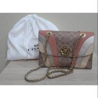 ราคา COACH Parker In Signature Canvas With Wave Patchwork ของแท้ 100% (7437610003)
