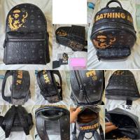 ราคา [ ของแท้ ] กระเป๋า MCM x Bape Backpack มือสอง สภาพดีมาก เหมือนใหม่ พร้อมส่ง (27577045073)