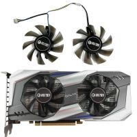ราคา ใหม่ 75 มม.4pin GTX 1060 GPU พัดลมสําหรับ Galax P106-100, Kfa2 Galax GTX 1060, 1050ti, 1050,960,950 กราฟิกการ์ดพัดลมระบายความร้อน (45403684638)