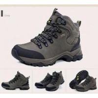 ราคา Merrto รุ่น 8638 รองเท้าหนังแท้ กันน้ำ สำหรับเดินป่า ปีนเขา ขี่มอเตอร์ไซค์ (สีเทา) (464019463)