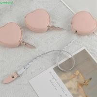ราคา LOMBARD เทปวัด 2 ชิ้น, สีชมพูรูปหัวใจไม้บรรทัดยืดหยุ่น, หนัง PU แบบพกพาขนาดคู่ผ้าหดเครื่องมือเย็บผ้า (51453314047)