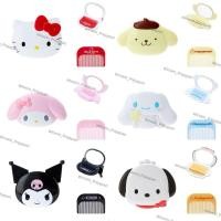 ราคา ของแท้พร้อมส่ง ตลับกระจกพร้อมหวี สำหรับพกพา ลาย Hello Kitty kt / Hello Kitty / HelloKitty Sanrio mx นำเข้าจากญี่ปุ่น (29333424457)