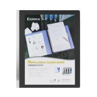 ราคา แฟ้มโชว์เอกสาร COMIX NF406A-S A4 20 ซอง สีดำ (PC) (5678492511)