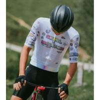 ราคา MENS CYCLING JERSEY RAINBOW CARTOON WHITE Pro ทีม Aero jersey Tops จักรยานเสือหมอบเสื้อจักรยานระบายอากาศ (28590123858)