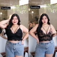 ราคา ✅เข้าเพิ่ม พร้อมส่งค่า /TB/ เสื้ิอครอปลูกไม้สายเดี่ยว เสื้อลูกไม้สายฝ แต่งสายหน้า ลายลูกไม้สวย สาวอวบอ้วน 2ไซส์ อก40-50 (29452228682)