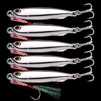 ราคา 10pcs 10g 15g 20g 25g 30g Plating Silvery DUO Metal Jig Lure Sea Fishing Bait Fishing Lure Saltwater Bass Tackle (18584537924)