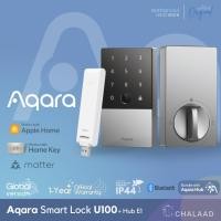 ราคา Aqara Smart Door Lock U100 Zigbee ชุดล็อคประตูอัจฉริยะ ควบคุมผ่านมือถือได้ รองรับ Apple HomeKit ปลดล็อคด้วย Home Key (22768132550)