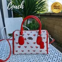 ราคา กระเป๋าโค้ชแท้มือสองทรงหมอนพร้อมสายสะพายสภาพสวยใหม่95% รุ่น F34499 ลายพิมพ์ มินิฮาร์ทผลิตประเทศเวียดนามขายที่ช้อปญี่ปุ่น (13512321004)