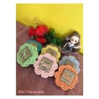 ราคา ที่รองแก้วถัก ไหมฟอกแฮนด์เมด ชุดละ 4 ใบ (9034417743)