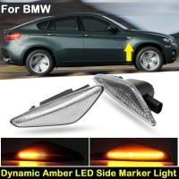 ราคา สําหรับ BMW E70 E71 X5 E72 X6 F25 X3 เลนส์ใสรถด้านหน้าแบบไดนามิก Amber LED ด้านข้างไฟเลี้ยวไฟสัญญาณ (43728183816)
