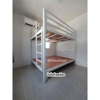 ราคา เตียง 2 ชั้น บันไดปีนท้ายเตียง กันตกรอบเตียง ทำจากเหล็กกล่อง 2x2 นิ้ว หนา 1.2 มิล (ผ่อนชำระได้) (24563725823)