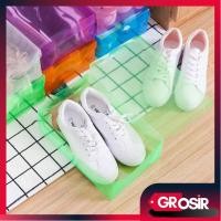 ราคา ขายส่ง H5204 กล่องรองเท้าใสสีสันสดใสนําเข้ารองเท้ากล่อง / ที่เก็บรองเท้าและรองเท้าแตะ (29537189855)