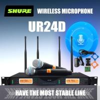 ราคา SHURE UR24D ไมโครโฟนกันสะเทือนเทรนด์ใหม่ไมโครโฟนคู่ไมโครโฟนไร้สายการรับสัญญาณระยะไกลป้องกันการหอน (25689926308)