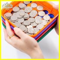 ราคา 1 ชุด 4 ถาดคัดแยกเหรียญรหัสสี, ถาดคัดแยกเหรียญสีและเคาน์เตอร์เหรียญสําหรับการเรียงลําดับเหรียญ TH (57954937257)