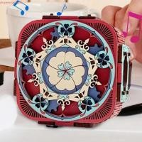 ราคา DAPPERGENT กล่องดนตรีปริศนาไม้, City of Sky กล่องดนตรีปริศนา 3D ทําด้วยมือ, ชุดบล็อกตัวต่อหัตถกรรม DIY Creative Assembly แหวนกล่องวัยรุ่น (48203995886)