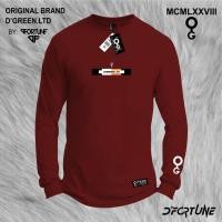 ราคา Original D-GREEN ยี่ห้อแขนยาวเสื้อยืด/เสื้อยืดไวรัส/เสื้อยืด Ariel/Bandung Distro เสื้อยืด 4 (29873031923)