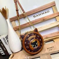 ราคา SAMMAO น้องแมวซำมาโอ กระเป๋าทรงกล่องกลม แบบใหม่ล่าสุด น่ารักสุดๆ รุ่น M1434-2 (21675145215)